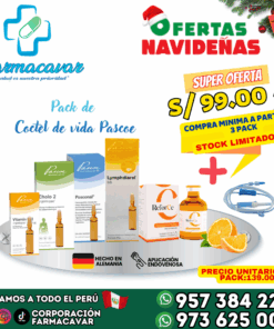 Coctel de Vida Reforce ( Vitamina C + Pasconal + Cholo 2 + Limphdiaral )