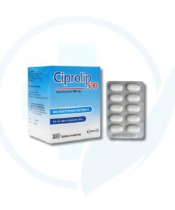 Ciprolinp 500 ( Ciprofloxacino 500 mg ) x 100 Tabletas