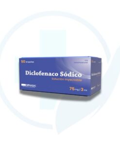 Diclofenaco Sodico 75mg/3ml Caja x 50 AMP ( DIPHASAC )