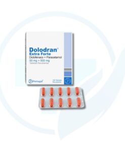 Dolodran Extra Forte ( Diclofenaco 50 mg + Paracetamol 500 mg ) x 100 Tabletas