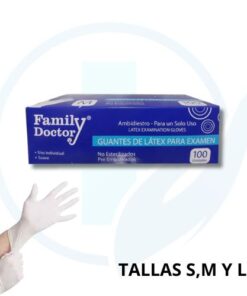 Guantes de Latex para Examen ( Tallas S, M y L ) caja x 100 Und
