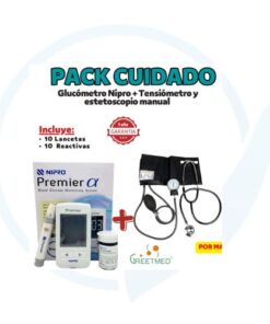Pack Cuidado ( Glucometro Nipro + Tensiometro y Estetoscopio Manual )