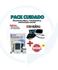 Pack Cuidado ( Glucometro Nipro + Tensiometro y Estetoscopio Manual )