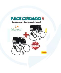 Pack Cuidado Greetmed ( Tensiometro + Estetoscopio Manual )