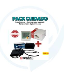 Pack Cuidado ( Tensiometro y Estetoscopio Manual + Tensiometro Digital Contec )