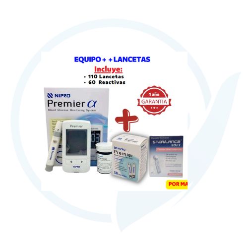 Glucometro Nipro Basico ( Combo Corazon ) Equipo + Lancetas