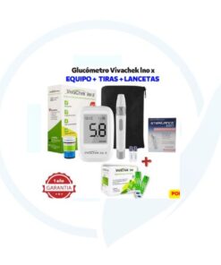 Combo Preventivo Glucometro VivaChek Ino + Tiras + Lancetas