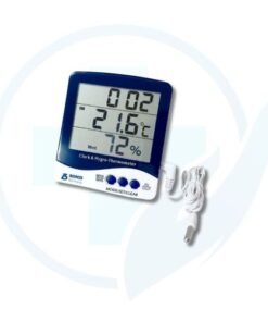 Termohigrometro Boeco 3 Funciones ( Hora, Temperatura y Humedad )