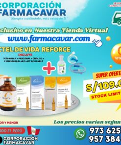 Coctel de Vida Reforce ( Vitamina C + Pasconal + Cholo 2 + Limphdiaral )