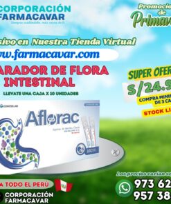 Aflorac ( Esporas de Bacillus Clausii 2000 Millones ) x 10 Frascos