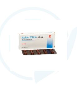 Acido Folico 0.5 mg ( Farmindustria ) x 30 Tabletas