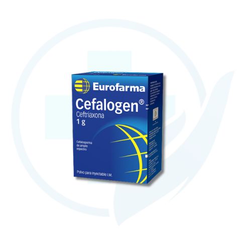 Ceftriaxona 1g ( CEFALOGEN ) x 1 Ampolla