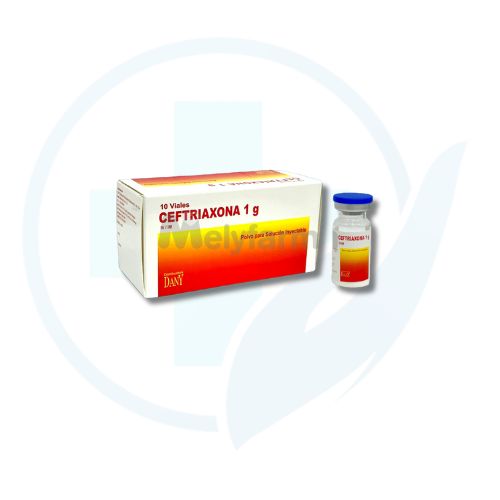 Ceftriaxona 1g (Dany) x 10 Viales