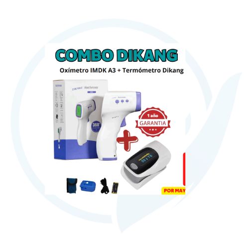Combo Dikang ( Oximetro IMDK A3 + Termometro Dikang )