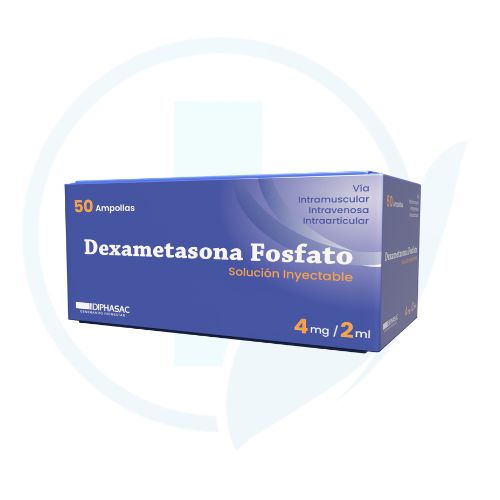 Dexametasona Fosfato 4mg/2ml ( Diphasac ) x 100 Ampollas