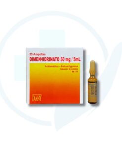 Dimenhidrinato 50 mg/5ml ( Dany ) x 25 Ampollas