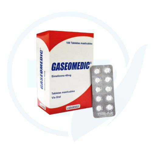 Gaseomedic 40 mg ( Simeticona 40 mg ) x 100 Tabletas