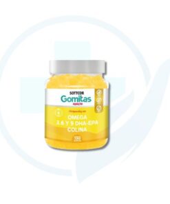 Gomitas Omega 3  DHA y EPA, B12 y Potasio ( Sottcor ) x 130 Gomitas