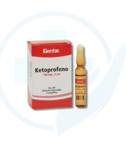 Ketoprofeno 100 mg/2ml ( Genfar ) x 6 Ampollas