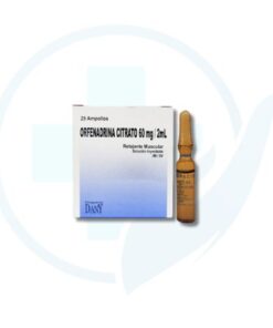 Orfenadrina Citrato 60 mg/ 2ml ( DANY AZUL ) x 25 Ampollas