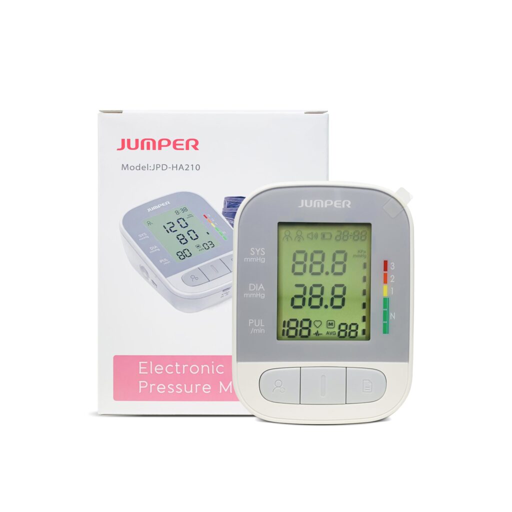 Tensiómetro Digital de Brazo Con Voz JUMPER JPD-HA210