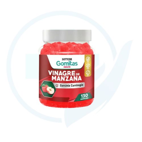 Gomitas de Vinagre de Manzana x 130 Gomitas ( Sottcor )