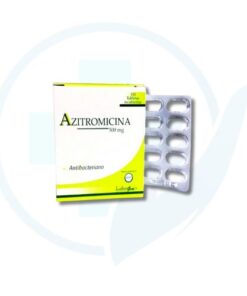 Azitromicina 500 mg ( Labo Gen ) x 100 Tabletas