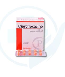 Ciprofloxacino 500 mg ( Portugal ) Caja x 100 Tabletas