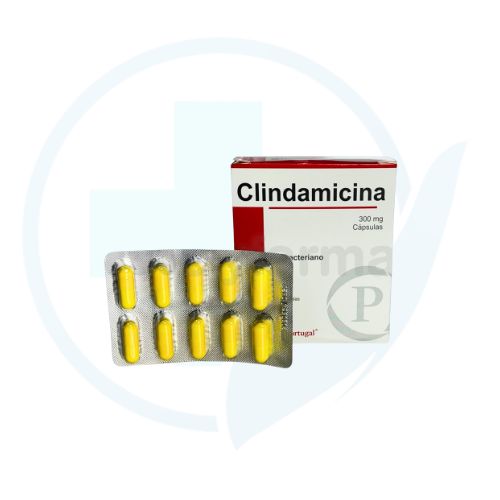 Clindamicina 300 mg ( Portugal ) Caja x 100 Capsulas