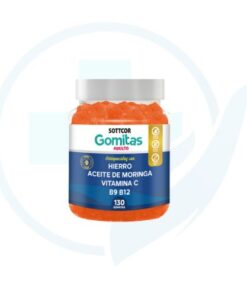 Gomitas Con Hierro, Aceite de Moringa, Vitamina C, B9 y B12 x 130