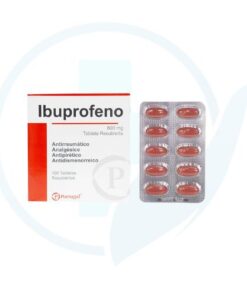 Ibuprofeno 800 mg ( Portugal ) Caja x 100 Tabletas