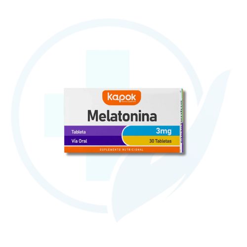 Melatonina 3 mg ( Kapok ) x 30 Tabletas