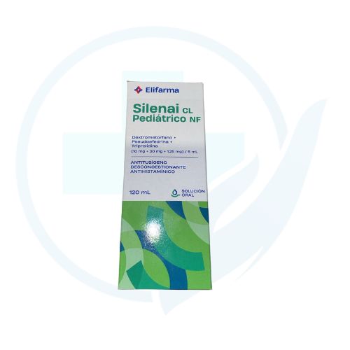 Silenai CL Pediatrico NF Jarabe ( Dextrometorfano + Pseudoefedrina + Triprolidina ) x 120 ml