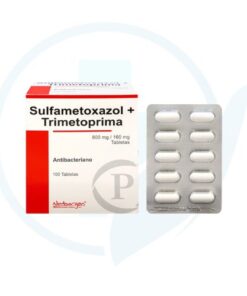 Sulfametoxazol 800 mg + Trimetoprima 160 mg ( Portugal ) Caja x 100 Tabletas