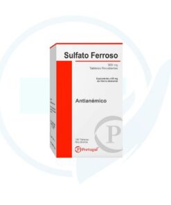 Sulfato Ferroso 300 mg ( Portugal ) Caja x 100 Tabletas