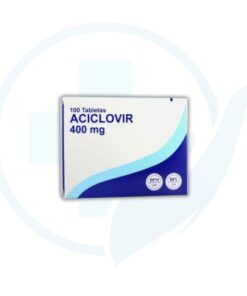 Aciclovir 400 mg (Medrock) Caja x 100 Tabletas