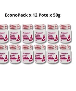 Acido Borico (Alkofarma) 50g Pack x 12 Potes