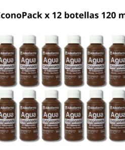 Agua Oxigenada 10 Volúmenes (Alkofarma) 120 ml Pack x 12 und