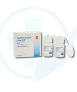 Albendazol 100 mg/5 ml Jarabe (Farmindustria) x 2 Frascos 20 ml