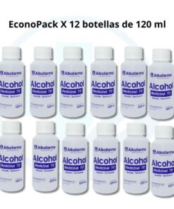 Alcohol 70 (Alkofarma) 120 ml Pack x 12 und