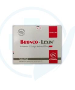 Bronco Lexin Nf (Cefalexina 500 mg) Caja x 40 Tabletas