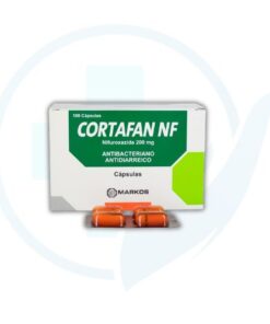 Cortafan Nf (Nifuroxazida 200 mg) Caja x 100 Capsulas