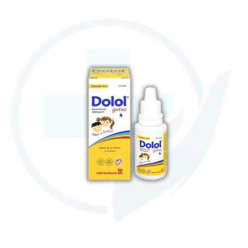 Dolol Gotas Niños (Paracetamol 100 mg) 15 ml