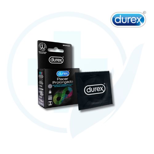 Preservativo Durex Placer Prolongado - Caja x 3 und