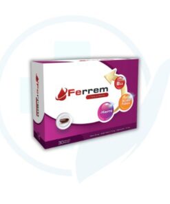 Ferrem (Hierro 45 mg + Acido Folico 0.75 mg + Vitamina B12 7.5 mcg) Caja x 30 Capsulas