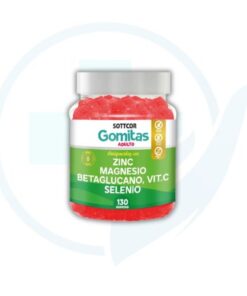 Gomitas de Zinc + Magnesio + Betaglucano + Vit Silenio (Scottcor) x 130 Gomitas
