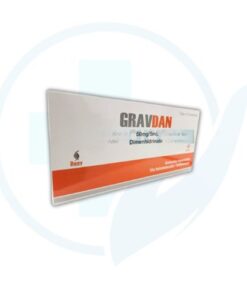 Gravdan (Dimenhidrinato 50 mg) Caja x 10 Ampollas