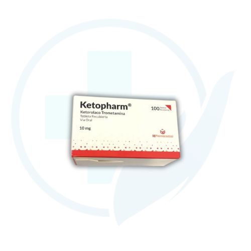 Ketopharm (Ketorolaco Trometamina 10 mg) Caja x 100 Tabletas