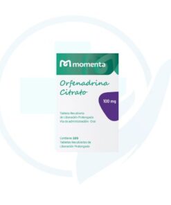 Orfenadrina Citrato 100 mg (Momenta) Caja x 100 Tabletas