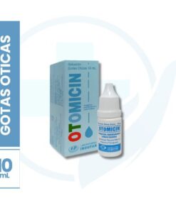 Otomicin NF Gotas 10 ml (Ciprofloxacino 2mg + Hidrocortisona 10 mg)